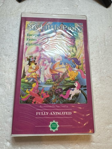 My Little Pony Escape From Catrina VHS, 1986 Animated Vintage - Picture 2 of 10