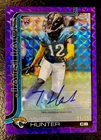 2025 Topps Chrome Travis Hunter Rookie Auto RC Purple Geometric Refractor #/75