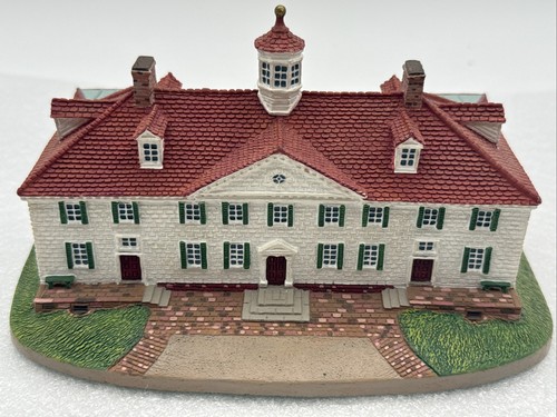 1993 Danbury Mint Home Of The Presidents MOUNT VERNON Skulptur Washington