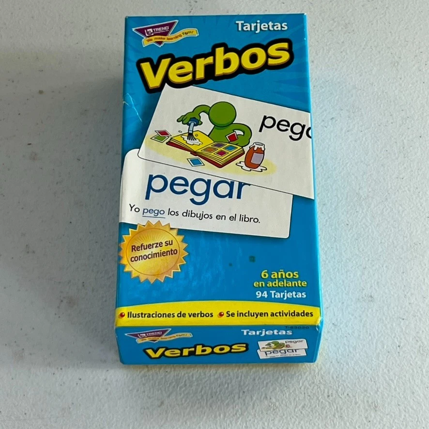 Trend Enterprises Verbos Geschicklichkeitsbohrer Lernkarten