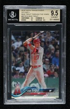 2019 Transcendent Party Through The Years 44/83 Mike Trout BGS 9.5 GEM MINT 00d2
