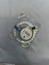 LOKAI BRACELET WHITE MEDIUM MATERIAL FROM MT. EVEREST AND THE DEAD SEA