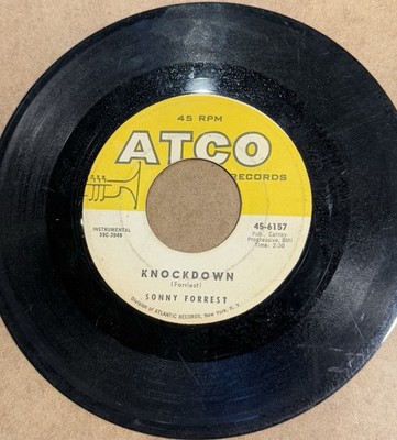Sonny Forrest Knockdown / Diddy Bop 45 RPM ATCO Records 45-6157