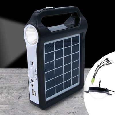 Panta BlackOut 2in1 Solar-Lampe & Powerbank inkl. Zubehör Camping Taschenlampe