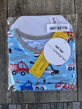 Little Sleepies FIRST RESPONDER TWO-PIECE SS  SHORTS PJ SET SZ 7/8