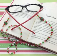 Christmas Glasses Chain Eyeglasses Necklace Eyewear Holder Sunglasses Cord Leash