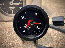 NEW GENUINE VOLVO 240 260 52MM QUARTZ CLOCK 12V ANALOGUE GAUGE KIT NOS 1188269-3