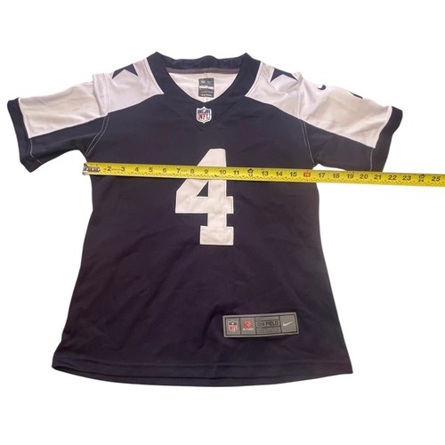 Maglia Dallas Cowboys Dak Prescott's Throwback Game Youth taglia Medium NFL Nike - Foto 3 di 9