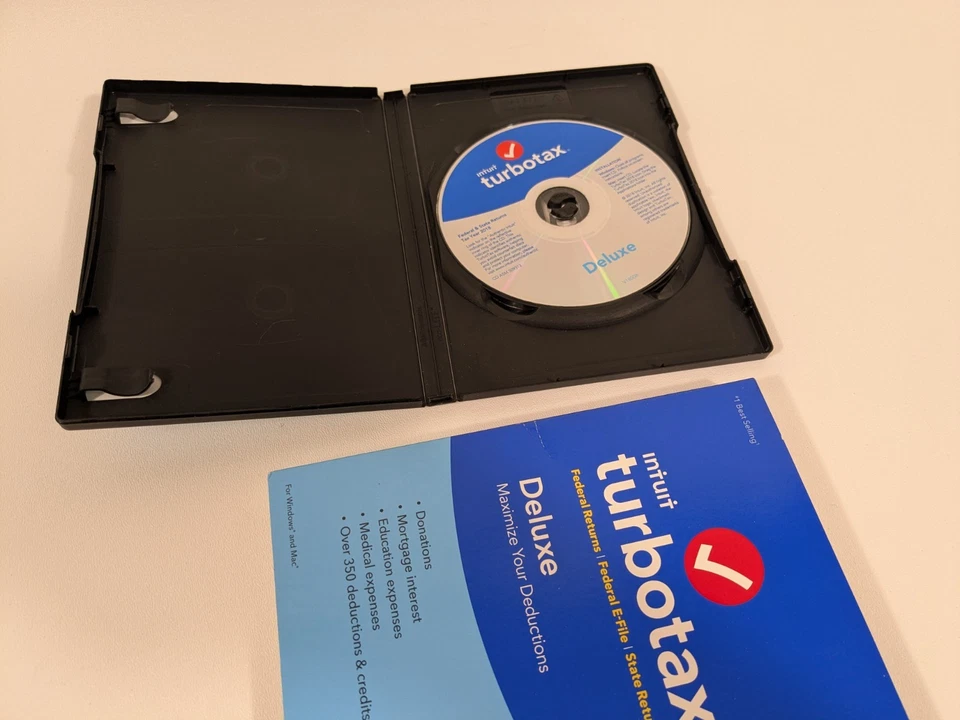 Intuit Turbotax Deluxe + State 2018 Pre-Owned - No Codes - For Collecting Only - Image 4 of 4