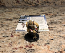 WOTC Star Wars Miniatures - Bossk Trandoshan Hunter #24 Rare w/ Card