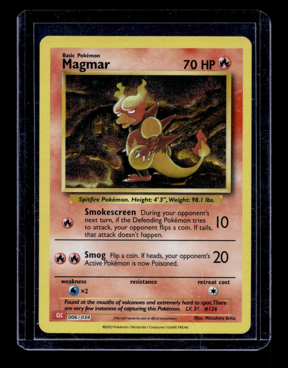 pokemon magmar card Pokemon Magmar Reverse Holo Mega Evolution Start Deck 100 MC 091/742 J —  Japan2UK main image 1