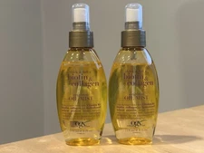 OGX Thick & Full Biotin & Collagen Weightless Oil Mist 4 Oz Lot Of 2
