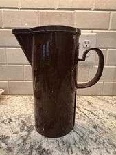 1970s Spaceage Dansk Gourmet Designs Brown 2 Qt Plastic Pitcher