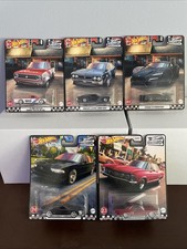 Hot Wheels Boulevard Premium Lot of 5 Datsun Nissan Impala Buick Lykan New