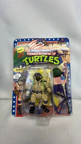 Playmates TMNT Pro Pilot Don Vintage Figure 1991
