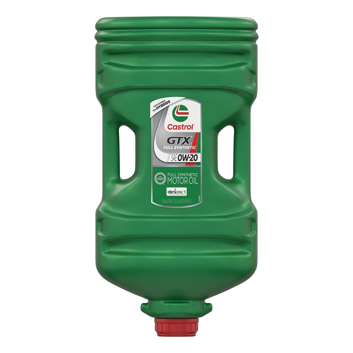 Castrol GTX Full Synthetic 0W-20 Motor Oil, 1 - 5 Gallon ePod Jug