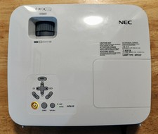 Lightly used NEC NP610 XGA LCD Projector 3500 ANSI Lumens Power Cord, Remote EUC