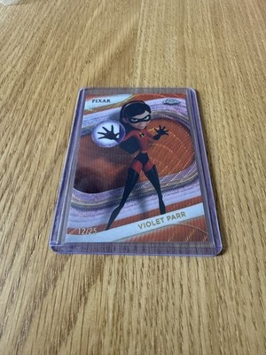 2025 Topps Chrome Disney Violet Parr Orange Refractor /25 