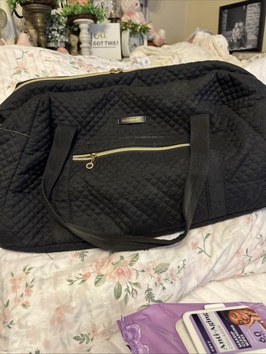 BAGSMART Duffle Bag 37L Large Carry (Black)