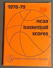 1978-79 OFFICIAL NCAA COLLEGE GAME BY GAME BASKETBALL SCORES BOOKLET