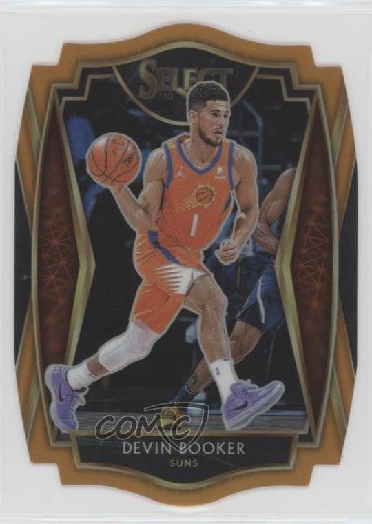 2020 Panini Select Premier Level Orange Prizm Die-Cut /65 Devin Booker #121 5l1