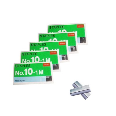 5000pcs No.10 Staples, for Max HD-10D,Swingline Tot Mini Stapler, #10, Silver 