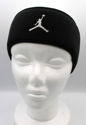 Nike Jordan Fleece Headband Adult OSFM Black/White