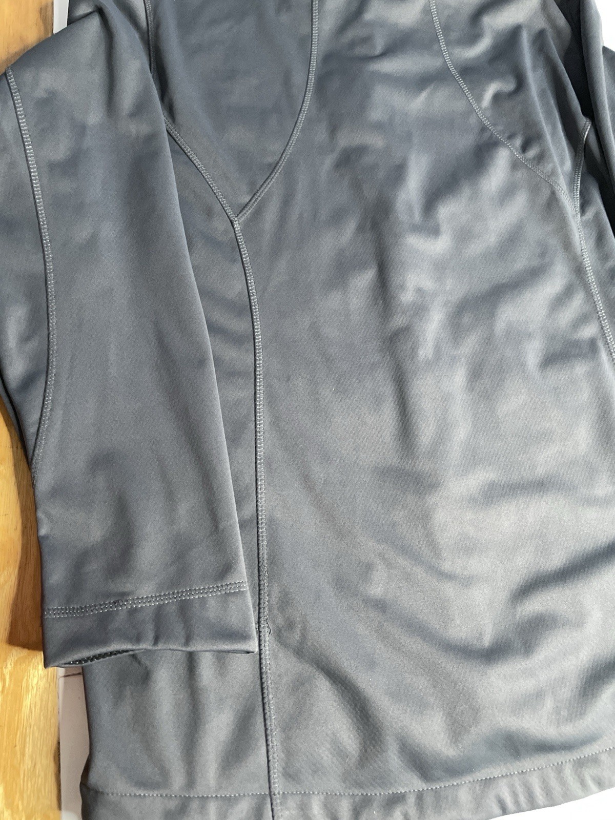 MICROSOFT CLOUD NORTH END SPORT Large Unisex Full Zip Windbreaker Gray NWT