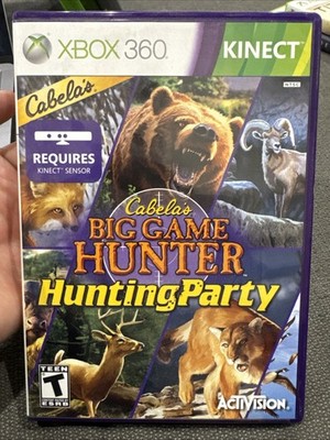 Microsoft Xbox 360 Cabelas Big Game Hunter Hunting Party  Complete and Tested