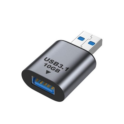 USB 3.1 Type A Female to Male Data Adapter, 10Gbps Extension, Laptop, Desktop