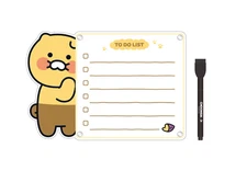 Kakao Friends Magnet Memo Board Set To-Do List Choonsik Office Stationary