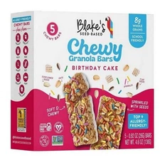 Chewy Granola Bar Birthday Cake 4.6 Oz(Case Of 6) By Blakes Seed Based