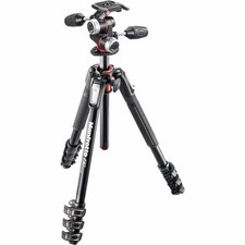 Manfrotto 190XPRO 4 Section Tripod with 3 Way Pan/Tilt Head