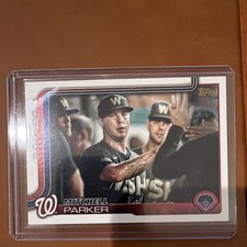Topps 2025 Series 2 Mitchell Parker #684 Washington Nationals GOLDEN MIRROR