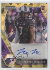 2021 Panini Prizm Draft Picks Gold Ice Trevon Moehrig #DPA-TRM Auto 17hc