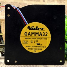 Nidec D12F-24PLH1C13 24V DC 0.91A 12032 12cm Chassis Cooling Fan Turbo Blower