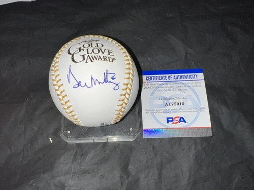 Don Mattingly Signed Gold Glove Baseball New York Yankees Legend PSA/DNA