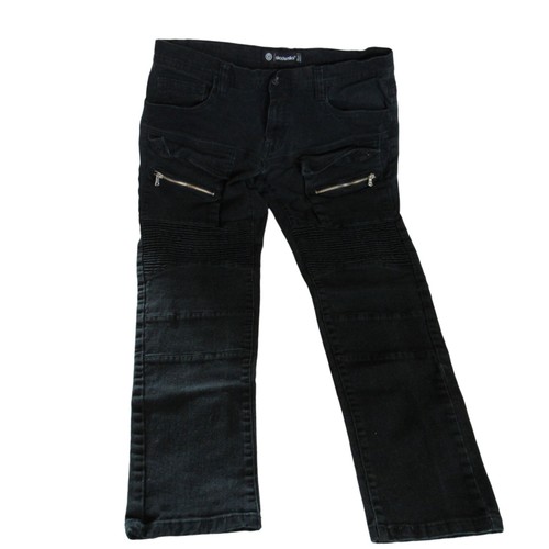 Akademiks Mens 34 x 29 Black Denim 