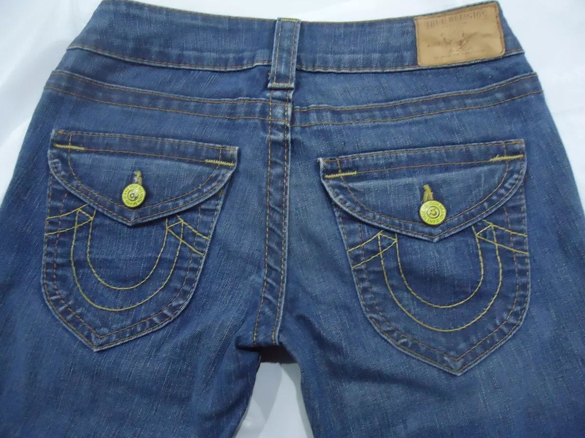 Yellow true religion best sale jeans