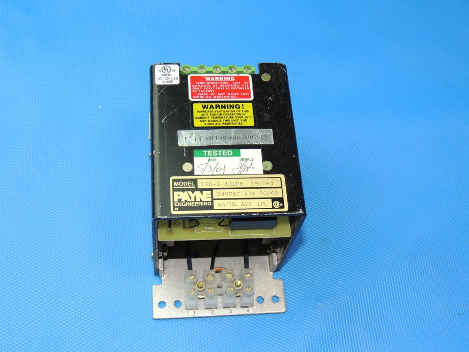 Payne Electric Modell 18D-2-30 191084 240 Vac 27 A 50/60 HZ Motor Inkl MwSt - Imagem 2 de 4