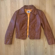 Brown Women's Vintage Leather Jacket