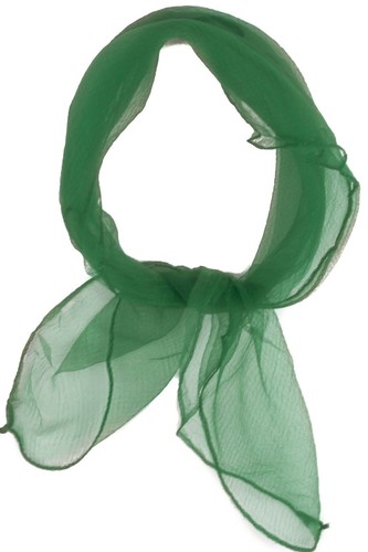 Chiffon Scarf Small Square Plain Lightweight Sheer Neck Wrap Retro Lady Hair Tie - 第 28/73 張圖片