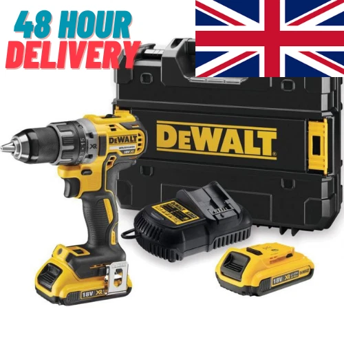 DEWALT 18v XR Brushless Compact Drill Driver 2 x 2.0ah Batteries