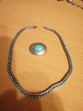 neckless brooch, pendant in jade , brooch is silver