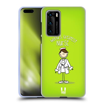 HEAD CASE DESIGNS WORLD'S GREATEST PROFESSION SOFT GEL CASE FOR HUAWEI PHONES 4