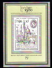 Great Britain Block 3 MNH 