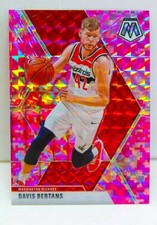 Davis Bertans 2019-20 NBA CAMO PINK MOSAIC PRIZM Card #172 Washington Wizards SP