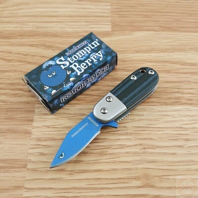 Rough Ryder Stompin Assisted Folding Knife 1.38" Stainless Blade G10 Handle