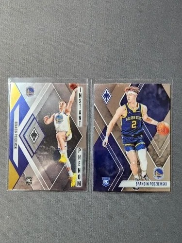 2023-24 Panini Phoenix Basketball - Brandin Podziemski 2 Card Lot Rookie Card RC