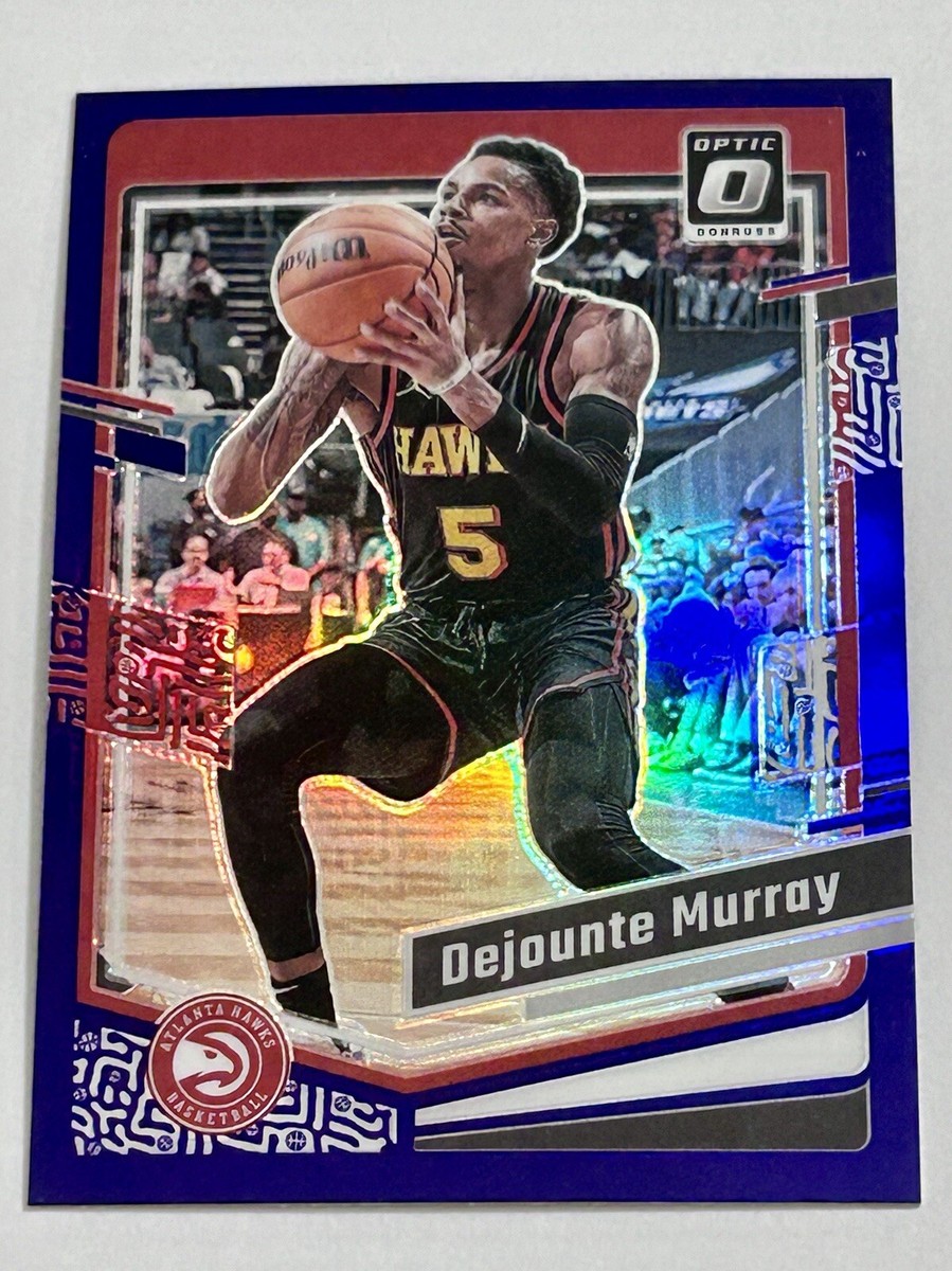Dejounte Murray 2023-24 Donruss Optic #14 Purple Prizm Holo
